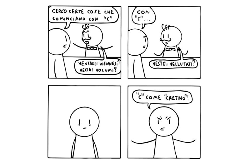  Un racconto e una vignetta #1: Certe cose che cominciano con “c”