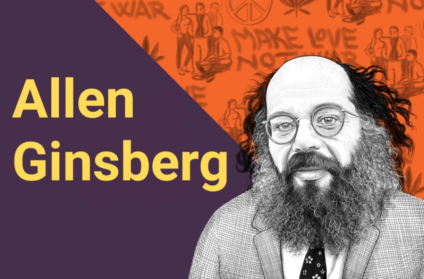  Ritratti di scrittori: Allen Ginsberg, chi era? Scoprilo in 5 parole