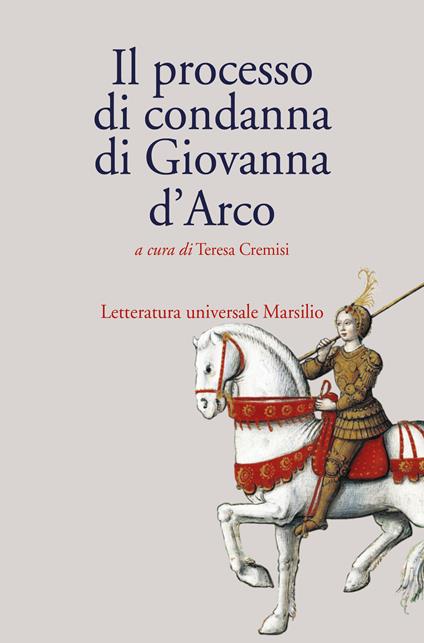 Il processo di condanna di Giovanna d'Arco_copertina libro